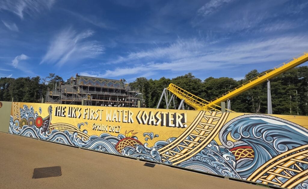 Paultons Park Water Coaster ABG Scaffolding 2026